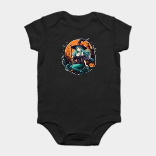 Cute Mermaid Witch Baby Bodysuit